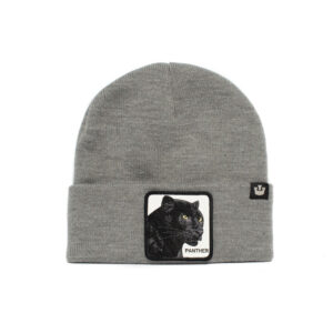 Beanie – On The Hunt Gray Black Panther